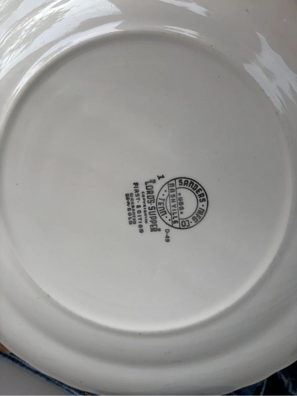 sanders mfg co white porcelain